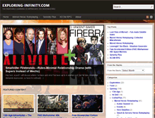 Tablet Screenshot of exploring-infinity.com